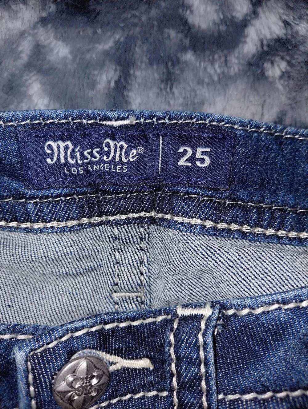 Miss Me Angel Ever After Bootcut Jeans 25 NWT Dark Wash Embellished Y2K Western